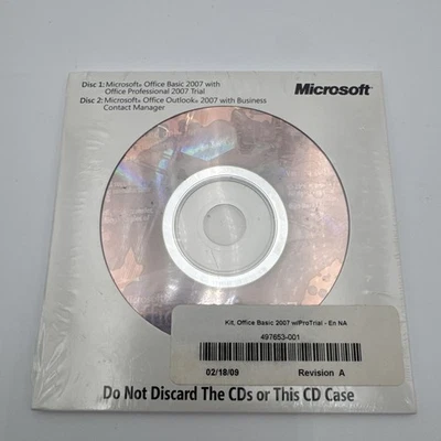 Microsoft Office 2007 Professional With Outlook Business Contact Manager New - Image 1 of 2