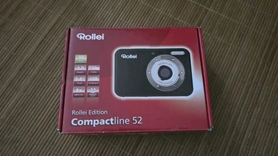 Rollei Compactline 52 5,0 MP Digitalkamera - Schwarz - Bild 1 von 4