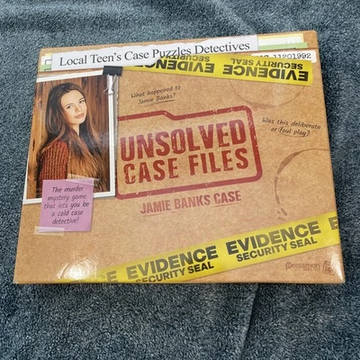 Unsolved Case Files: Jamie Banks Case Game By Pressman brand new factory sealed! - Image 1 of 4
