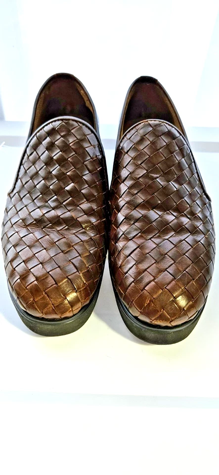 Мокасины Sesto Meucci итальянские женские Naia коричневые с корзиной кожа - Изображение 1 из 4