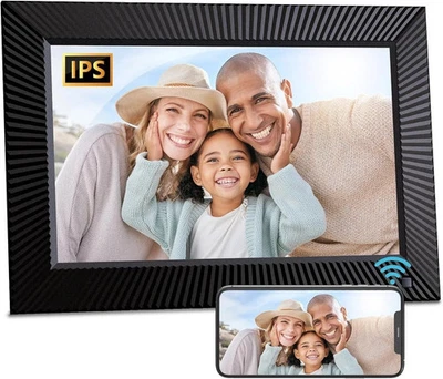 10.1 Inch 32GB Smart Digital Photo Frame - HD 1280x800 WiFi Digital Picture Fram - Image 1 of 4