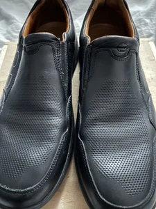 Rockport Lets Walk Herren Slipper Komfortschuh, schwarzes Leder, 11,5 Weite US - Bild 1 von 10