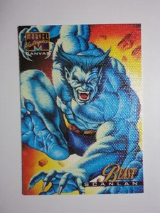 1995 MARVEL MASTERPIECES - CANVAS CARD - ( 2 OF 22 ) BEAST - Picture 1 of 4