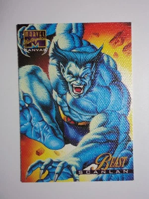 1995 MARVEL MASTERPIECES - CANVAS CARD - ( 2 OF 22 ) BEAST - Image 1 of 4