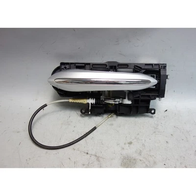 Manija de puerta exterior delantera derecha plateada BMW F10 serie 5 2011-2016 serie 6 Foto 1 de 3