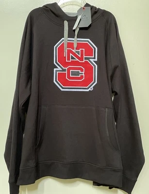 North Carolina NC State Hombres 3XL Sudadera con Capucha Alta Negra Ropa Antigua Foto 1 de 4