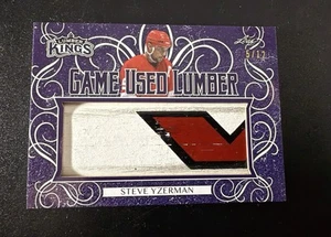 Gioco Leaf Lumber Kings 2019-20 usato Lumber STEVE YZERMAN #5/12 Detroit - Foto 1 di 2