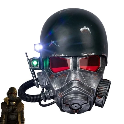Fallout4 NCR Veteran Ranger Helmet Halloween Cosplay Prop Resin LED Light - Image 1 of 4