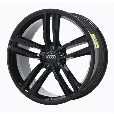 Llanta 20" Audi S7 fabricante de equipos originales 58921 2013-2018 negra brillante Foto 1 de 2