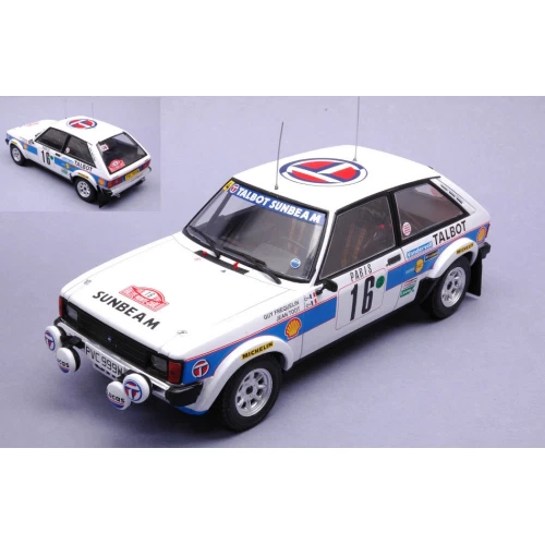 1 24 IXO Talbot Sunbeam Lotus #16 Rally Montecarlo 1981 Frequelin Todt 24RAL023A