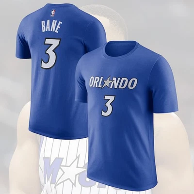 ARTÍCULO NUEVO!! Desmond Bane #3 Orlando Magic 2025 nombre y número de jugador regalo para fanáticos Foto 1 de 4