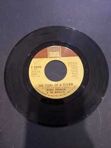 SMOKEY ROBINSON & THE MIRACLES PROMISE ME/THE TEARS OF A CLOWN VINYL 45 - Imagen 1 de 2