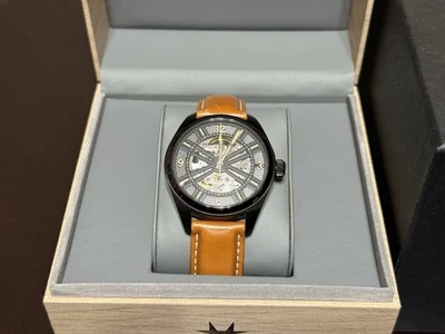 Hamilton Khaki Field Men's Black Watch with Brown Leather Band - H72585535 - Image 1 of 4