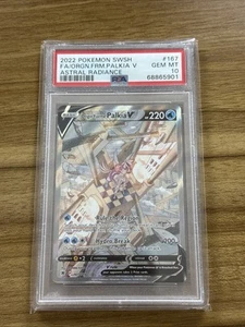 PSA 10 Origin Forme Palkia V 167/189 Alternate Art Astral Radiance English - Picture 1 of 6