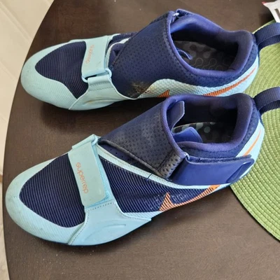 Nike Superrep Ciclismo Pelotón Zapatos - Para Hombre Talla 10 Azul Naranja Ciclismo Agresivo Foto 1 de 4