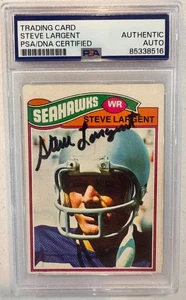 1977 Topps Steve Largent Rookie Card PSA Authentic - Bild 1 von 2