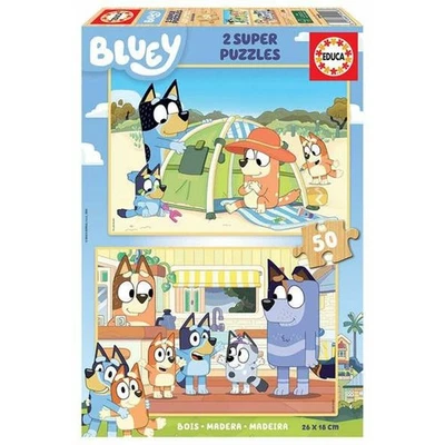 Set de 2 Puzzles Educa Madera 50 Piezas - Imagen 1 de 3