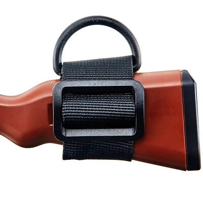 Heavy Duty Tactical Stock Sling Loop Adapter D Ring for Rifle Shotgun Buttstock - Image 1 of 4