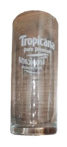 TROPICANA HIBALL TUMBLER GLASS PURE PREMIUM ORANGE JUICE GREAT CHRISTMAS GIFT - Picture 1 of 7