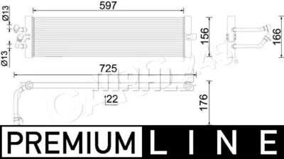 MAHLE Automatic Transmission Oil Cooler For BMW G11 G12 16-19 17218619386 - Image 1 of 4
