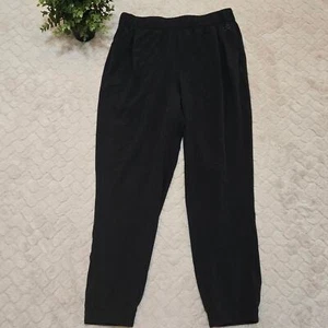Calia Black Pleated Lightweight Jogger Pants,  Size Medium - Picture 1 of 9