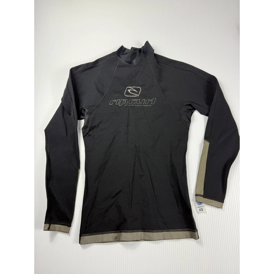 Rip Curl Hot Skin Rash Guard Titanium 0.5mm Long Sleeve Top XS - Image 1 of 4