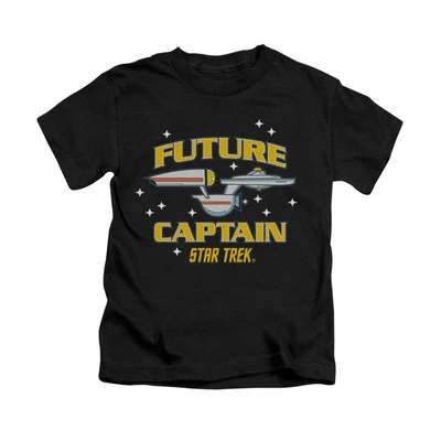 STAR TREK FUTURE CAPTAIN Licensed Toddler & Boy Tee Shirt 2T 3T 4T 4 5-6 7 - Image 1 of 3