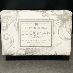 Beekman 1802 Ylang Ylang & Tuberose Goat Milk Soap 9.0 ounce NEW Sealed Bar