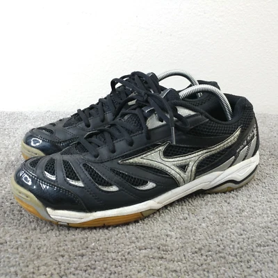Mizuno Wave Rally 5 Womens Size 11 Volleyball Shoes Black Low Top Sneakers - Image 1 of 4