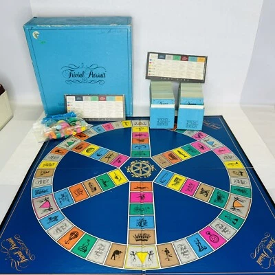 Trivial Pursuit Master Game Young Players Edition Vintage 1984 Ages 7 & Up - Image 1 of 4