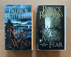 PATRICK ROTHFUSS Kingkiller Chronicle: Wise Man’s Fear/Name of the Wind 2 PB Lot