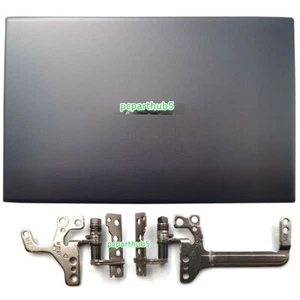 New Asus Vivobook F512 F512D F512FA F512UA F512UB LCD Back Cover Gray & Hinges - Bild 1 von 2