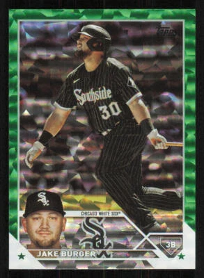 2023 Topps Green Foil #528 Jake Burger /499 - Image 1 of 2