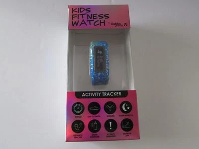 Gabba Goods GG-KAT-LP1 Kids Fitness Watch Activity Tracker Blue/Green New