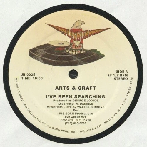 ARTS & CRAFT I've Been Searching 12" NEW VINYL Jus Born  - Image 1 of 1