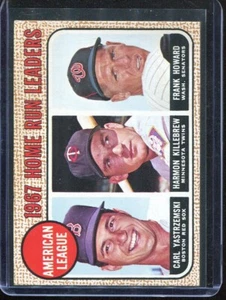 1968 Topps Baseball # 6 A.L. HR Leaders (EX-MT) Excellent to Mint - Picture 1 of 2