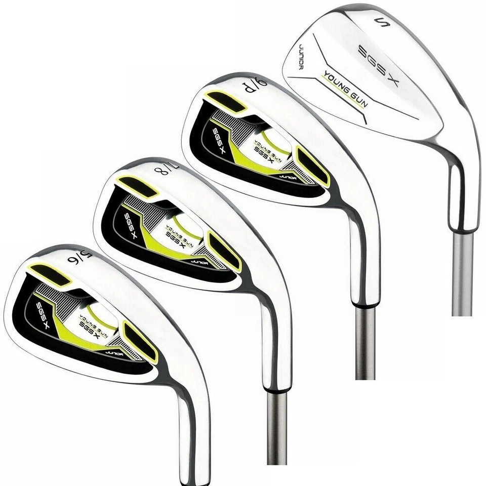 Young Gun SGS X Junior Kids Golf Right Hand Irons & Wedges Age: 12-14 - Image 1 of 1