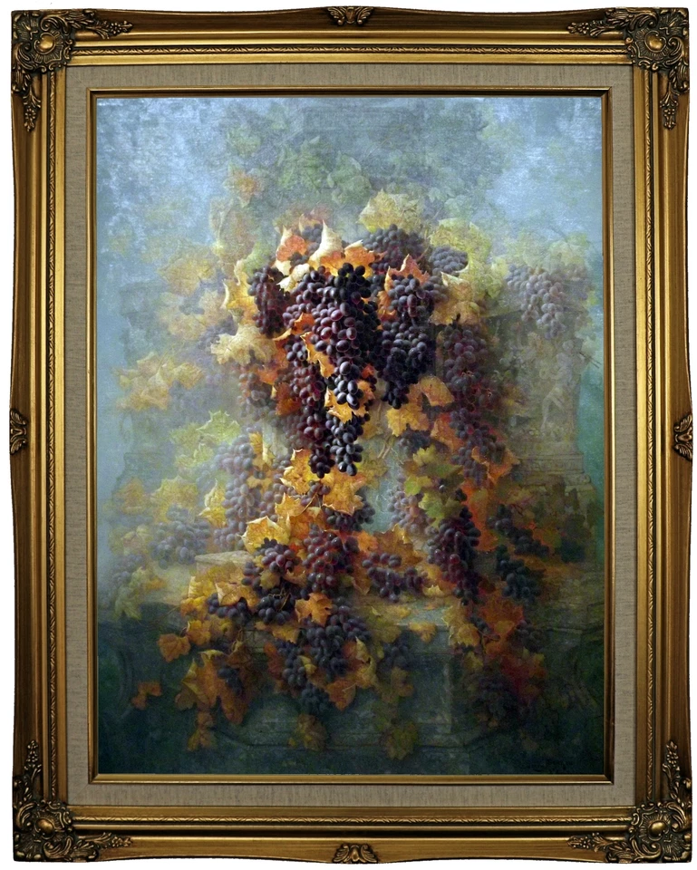 Impresión en lienzo con marco de madera Deakin Uvas and Architecture 1907 repro 18x24 Foto 1 de 1