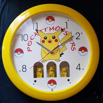 Pokemon Wall Clock with music every hour 33cm Diameter - Image 1 of 2