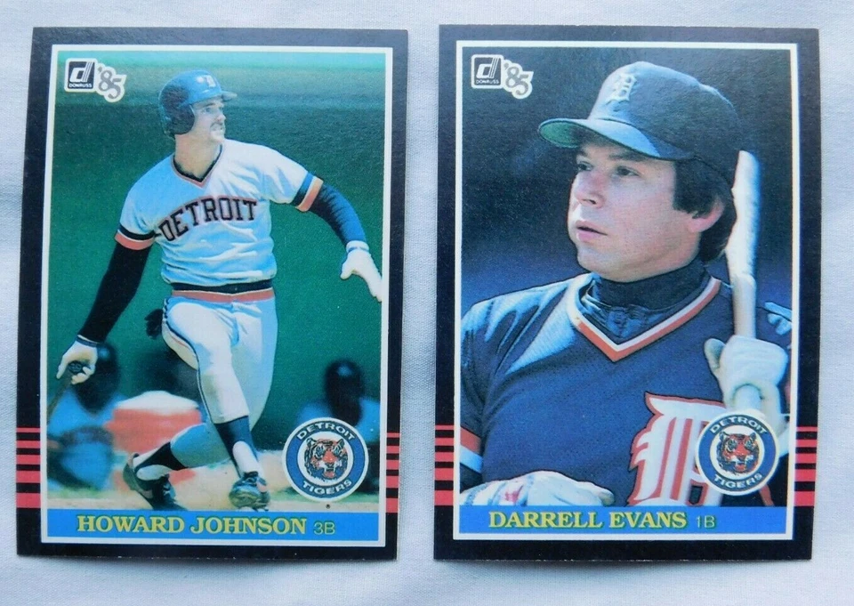 1985 Donruss Detroit Tigers Baseball Card Pick one - Image 1 of 1