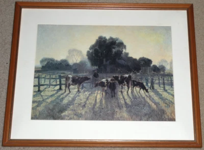 Morning Light 1916 painting Australian Artist Elioth Gruner Framed Print No Glas - image 1 of 4