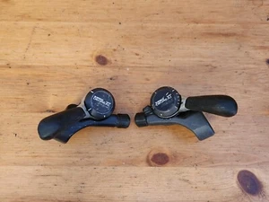 Shimano Deore XT Thumb Shifters Shifter Set M730 3x6 - Picture 1 of 6