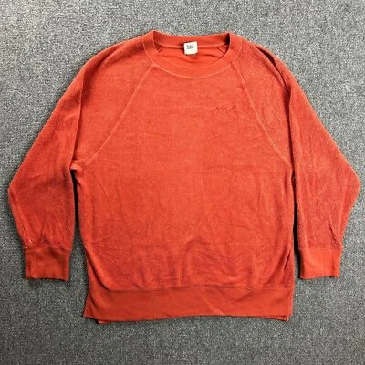 Victoria's Secret 粉色运动衫女式中号橙色圆领棉混纺 — 第 1/4 张图片