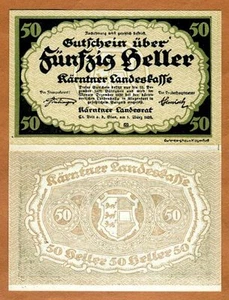 Austria, Carinthia, 50 Heller, 1920, P-S108, UNC - Picture 1 of 1