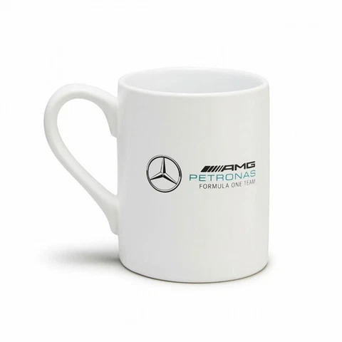 Mercedes AMG Petronas White Logo Mug Cover