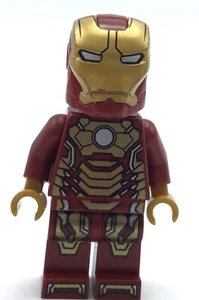 LEGO IRON MAN MINIFIGURE MARK 42 ARMOR (2013) SUPER HERO AVENGERS AUTHENTIC FIG - Picture 1 of 1