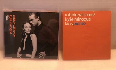 Robbie Williams Kylie Minogue ‎– Kids CD Single and Promo 2000 UK Tested - Image 1 of 4