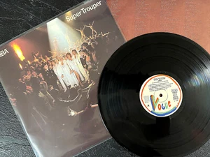 ABBA Super Trouper Vinyl Record LP - 33 RPM - Release 1980 by Vogue (France) - Imagen 1 de 5