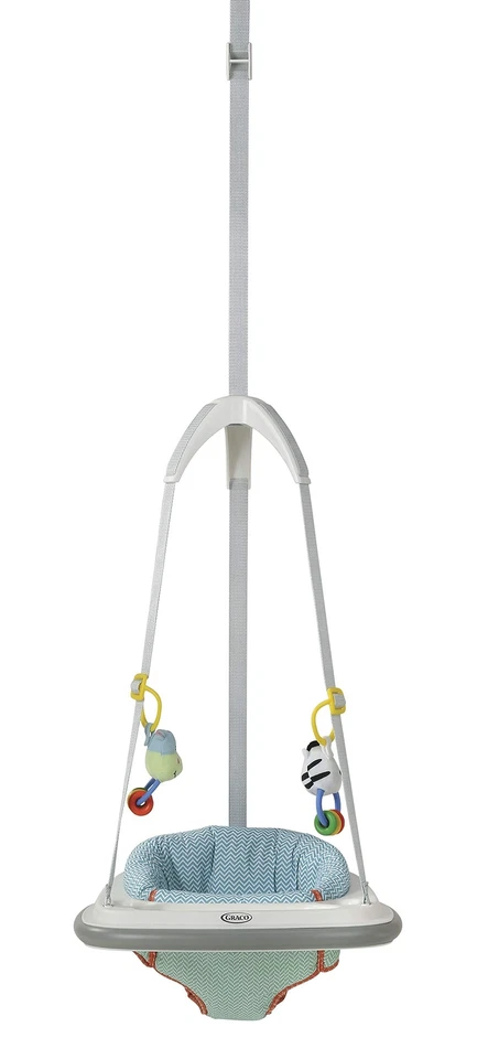 Puente puerta batiente caravana con juguetes interactivos y altura ajustable Foto 1 de 2