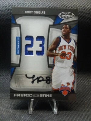 2009-10 Certified Fabric of the Game Toney Douglas Auto Jersey 16/25 #FOG-TO - Image 1 of 3